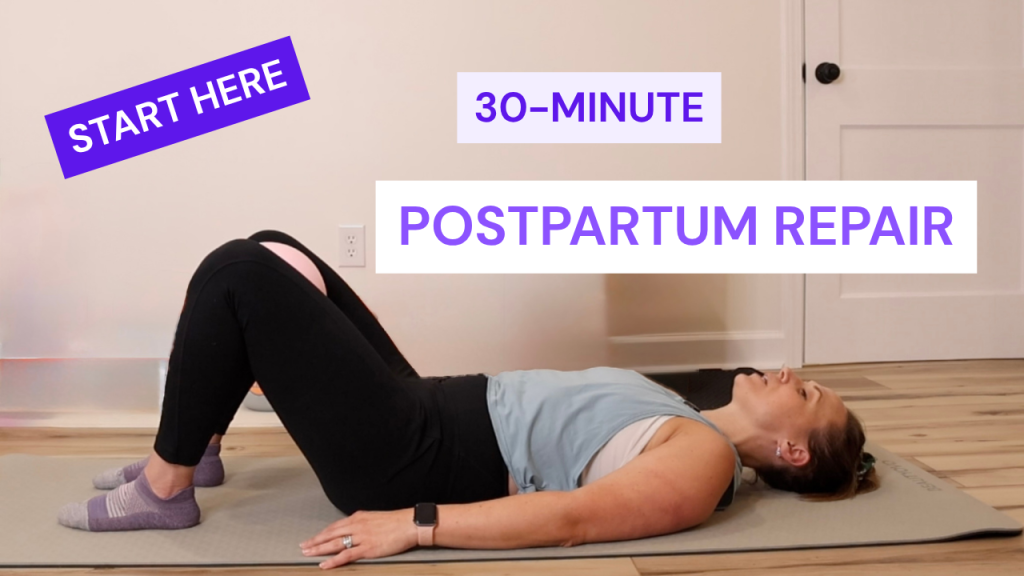 woman lying on back with yoga ball between knees working out core